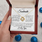 To My Soulmate | Hand | Love Knot Necklace