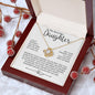To My Beautiful Daughter | Your Journey | Love Knot Necklace