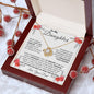 To My Daughter | Poppies | Love Knot Necklace