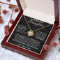 To My Daughter | I Love You Forever | Love Knot Necklace