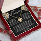 To My Daughter | Daisies | Love Knot Necklace