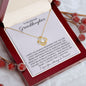 To My Beloved Granddaughter | Always Remember | Love Knot Necklace