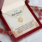 To My Bestfriend | I Choose You | Love Knot Necklace