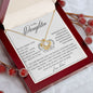 To My Daughter | Never Forget Dad | Love Knot Necklace