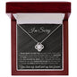 I'm Sorry | Black-I Never Meant To | Love Knot Necklace