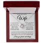 To My Beautiful Wife | The Best | Love Knot Necklace