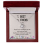 My Best Friend | Thank You | Love Knot Necklace