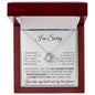 I'm Sorry | White-I Never Meant To | Love Knot Necklace