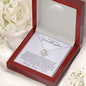 To My Beloved Granddaughter | Always Remember | Love Knot Necklace