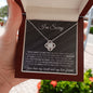 I'm Sorry | Black-I Never Meant To | Love Knot Necklace