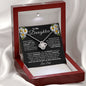 To My Daughter | Daisies | Love Knot Necklace