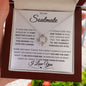 To My Soulmate | Hand | Love Knot Necklace