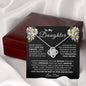 To My Daughter | Daisies | Love Knot Necklace