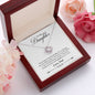 To My Daughter | Never Forget Dad | Love Knot Necklace