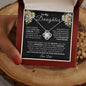 To My Daughter | Daisies | Love Knot Necklace