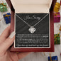 I'm Sorry | Black-I Never Meant To | Love Knot Necklace