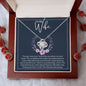To My Wife | The Day I Met You | Love Knot Necklace