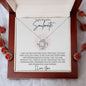 To My Beautiful Soulmate | I May Not Be Your First | Love Knot Necklace