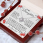 To My Daughter | Poppies | Love Knot Necklace