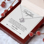 To My Daughter | Never Forget Dad | Love Knot Necklace
