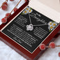 To My Daughter | Daisies | Love Knot Necklace