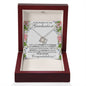 To My Daughter on Your Graduation | I Wish You Strength | Love Knot Necklace