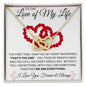 To The Love of My Life | That's The One | Interlocking Hearts Necklace