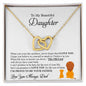My Beautiful Daughter - Interlocking Hearts Necklace