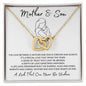 Mother & Son | Undone | Interlocking Hearts Necklace