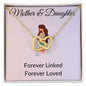 Mother & Daughter | Forever Linked | Interlocking Hearts Necklace
