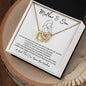Mother & Son | Undone | Interlocking Hearts Necklace