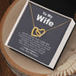 My Wife | Never Forget - Interlocking Hearts Necklace