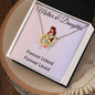 Mother & Daughter | Forever Linked | Interlocking Hearts Necklace