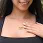 To My Daughter | We Are Like Branches | Interlocking Hearts Necklace