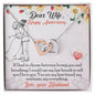 Wife Anniversary | If I Had to Choose | Interlocking Hearts Necklace