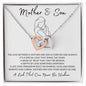 Mother & Son | Undone | Interlocking Hearts Necklace