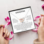 To My Daughter | Eternity | Interlocking Hearts Necklace