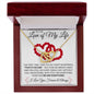 To The Love of My Life | That's The One | Interlocking Hearts Necklace