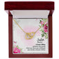 Sister | A Female Sibling | Interlocking Hearts Necklace