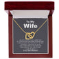 My Wife | Never Forget - Interlocking Hearts Necklace