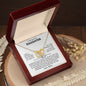 To My Daughter | Eternity | Interlocking Hearts Necklace