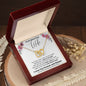 To My Beautiful Wife | Pink Poppy-That's The One | Interlocking Hearts Necklace