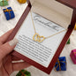 Grandmother & Granddaughter | Special Bond | Interlocking Hearts Necklace