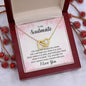 To My Soulmate | I Savour Every Minute | Interlocking Hearts Necklace