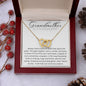 Grandmother & Granddaughter | Special Bond | Interlocking Hearts Necklace