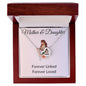 Mother & Daughter | Forever Linked | Interlocking Hearts Necklace
