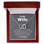 My Wife | Never Forget - Interlocking Hearts Necklace