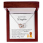 My Beautiful Daughter - Interlocking Hearts Necklace