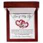 To The Love of My Life | That's The One | Interlocking Hearts Necklace