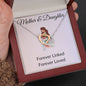 Mother & Daughter | Forever Linked | Interlocking Hearts Necklace